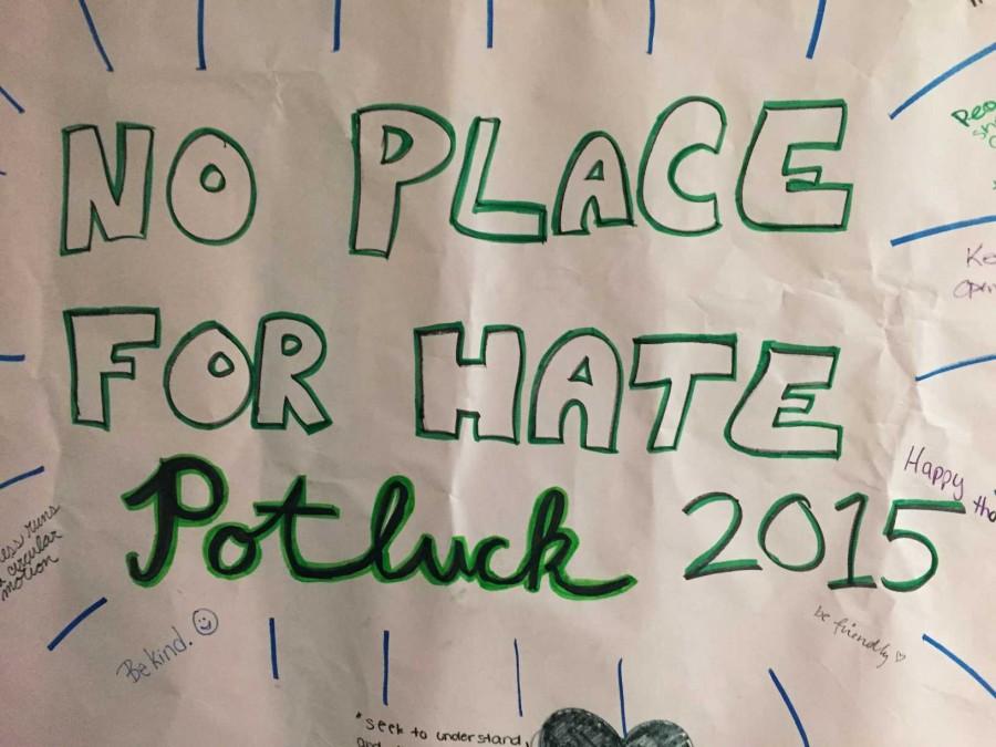 No Place for Hate Potluck Dinner turns sour in final moments