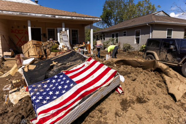 North Carolina home experiences the aftermath of Hurricane Helene.