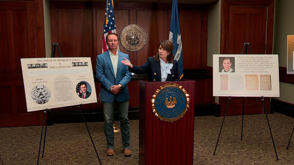 The State of Louisiana unveils posters that will be mandated to be hung in classrooms K-12.