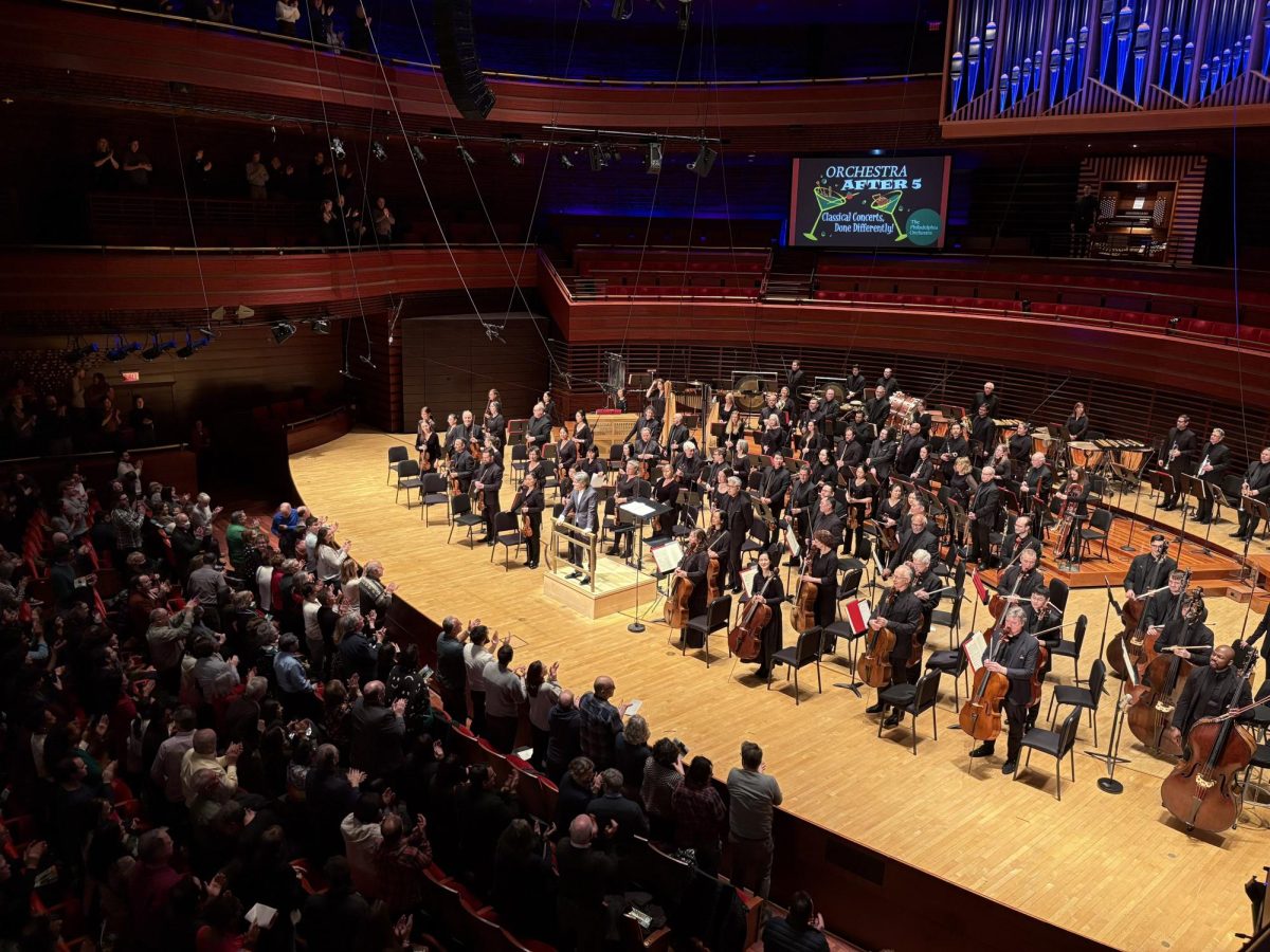 The Philadelphia Orchestra bows after an incredible performance.