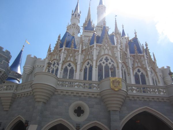 The Cinderella Castle is the main attraction in Magic Kingdom at Disney World. Photo credits to Lainie Clewell.